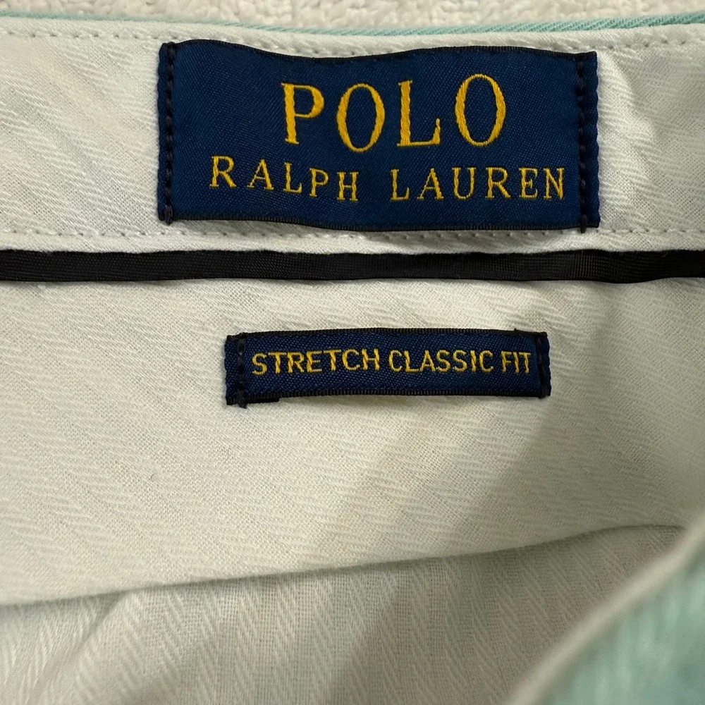 Polo Ralph Lauren‎ Shorts Mens 32 Mint Green Chino Stretch Classic Fit